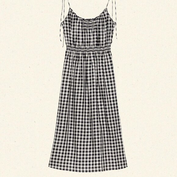 DOEN Leslie dress in Marilyn Gingham - Picture 2 of 4